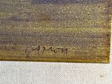 une image montrant un gros plan d'une peinture sur toile