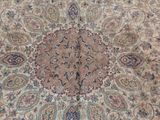 an image of a large oriental rug with a medallion design on it