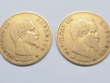 deux souverains d'or, l'un à l'effigie d'un homme et l'autre à celle d'une femme