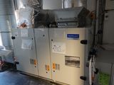 a large air conditioner that is in a room