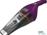 une image représentant un aspirateur violet sur fond blanc