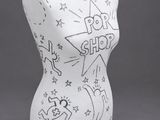 an image of a mannequin with a drawing on it