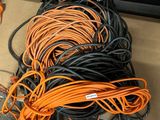 a bunch of wires that are on the ground