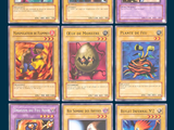 the cards are all different colors and have different characters on them