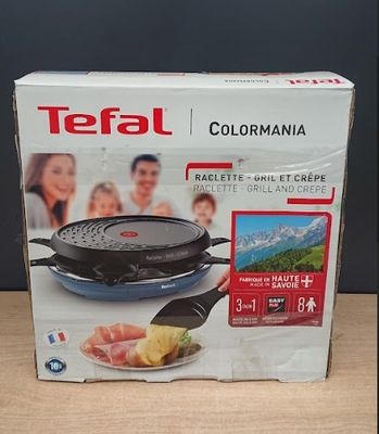 Appareil à raclette 3en1, TEFAL Colormania Raclette, Grill e…