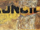 an image of a painting of a sign that says lunch