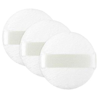 Lot de 3 disques démaquillants réutilisables avec bande élastique