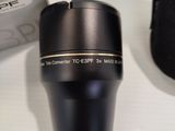 a close up of a camera lens on a table