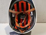 a helmet that is sitting on top of a table