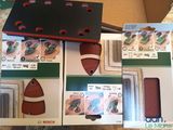 a lot of different types of sanding tools in the box
