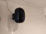 an image of a wall mounted speaker on the wall