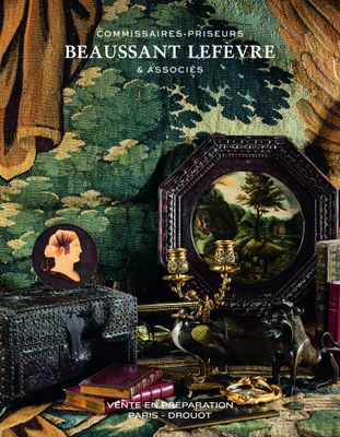 la couverture du livre de Beausantt Lefèvre, sur laquelle figure le portrait d'une femme dans un miroir