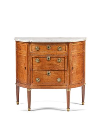 a george iii mahogany and marble commode