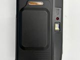 a cell phone that is plugged into a charger