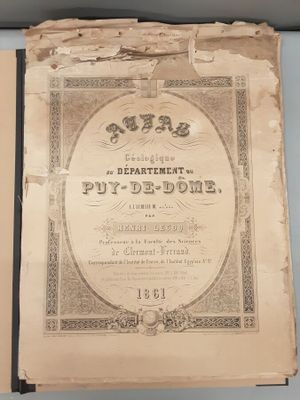 LECOQ Henri. Professeur à la faculté des Science de Clermont…