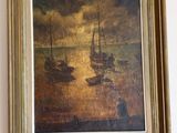 a picture of a painting hanging on the wall