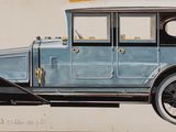 dessin représentant une voiture bleue surmontée d'une couronne
