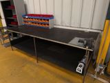 an image of a workbench in a warehouse