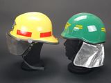 two helmets that are sitting next to each other
