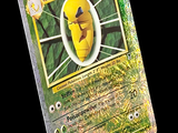 gros plan d'une carte pokemon sur fond noir