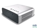 an image of a small projector with a white screen on top of it