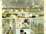 an image of a page from a comic book with a picture of a man in a top hat