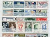 an image of a collection of postage stamps with a picture of a man