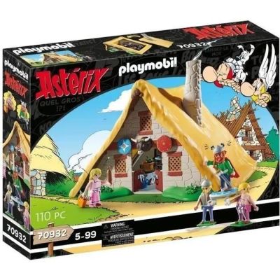 La boîte de Playmobil comporte l'image d'une maison surmontée d'une tente.