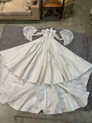 a picture of a wedding dress made out of paper