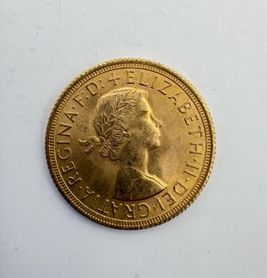 Souverain or Elisabeth II 1958.