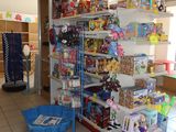 a store with a lot of toys and toys on the shelves