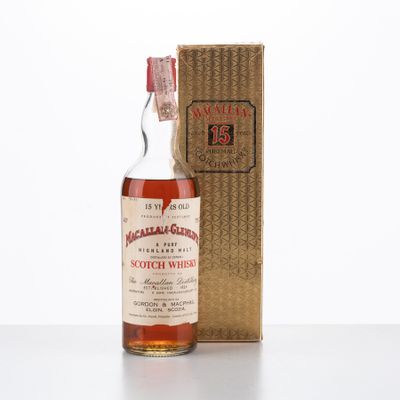 Whisky 15 ans d'âge Macallan-Glenlivet embouteillé Gordon & …
