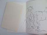 a drawing of a man and a woman on a book