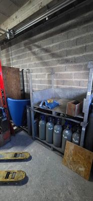 3 CAISSES METALLIQUES DIMENSION 128 x 108 x 90