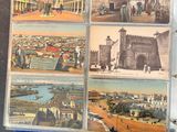 a picture of a book with pictures of a city