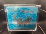 a clear box with a pokemon trading card inside of it