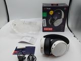a box with a pair of headphones and a microphone