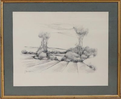 Jean DUCLAIROIR (1932 2021). Campagne bourbonnaise.