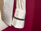 a close up of a white shirt on a mannequin mannequin mannequin mannequin mannequin mannequin mannequin manne