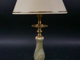 an image of a table lamp with a white shade on it