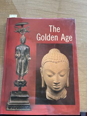 a book with a picture of a statue on it