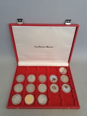 Coffret Club Français de la Monnaie : coffret contenant 14 p…
