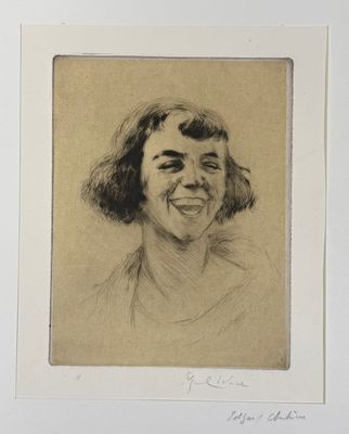 Edgar CHAHINE (1874-1947) La Rieuse - Photo 1