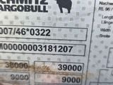 a close up of a label on a carbull