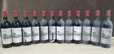 plusieurs bouteilles de vin sont alignées sur une table