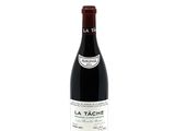 bottle of red wine on a white background with a black label