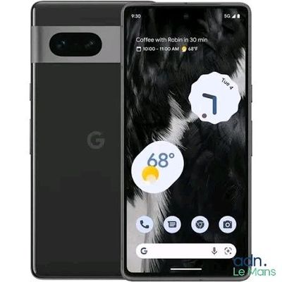 Le téléphone Google Pixel est présenté avec le logo Google à l'écran.