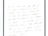 une vieille lettre manuscrite d'un homme qui écrit un poème
