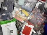 a pile of items that are sitting on the floor