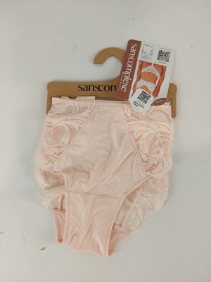 an image of a pair of panties on a hanger on a table